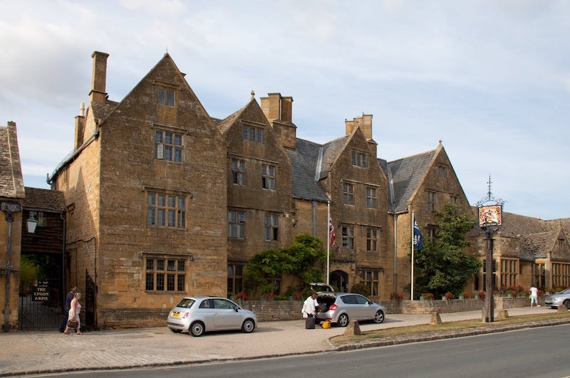 An image of The Lygon Arms, a 16th-century coaching inn, Broadway, The Cotswolds.